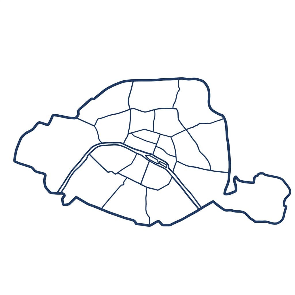 Carte de Paris